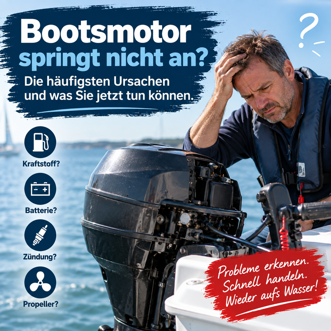 Bootsmotor springt nicht an – Die häufigsten Ursachen und was Sie jetzt tun können
